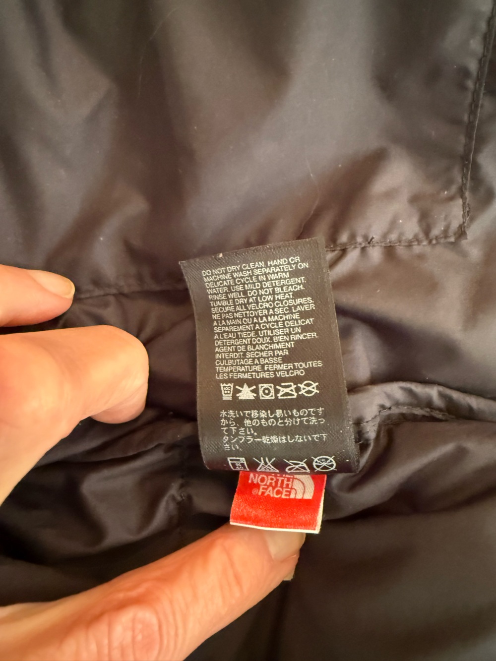 North Face Mens Vintage 96 Retro Nuptse 700 Down Small Puffer Jacket Coat Black - Picture 16 of 16